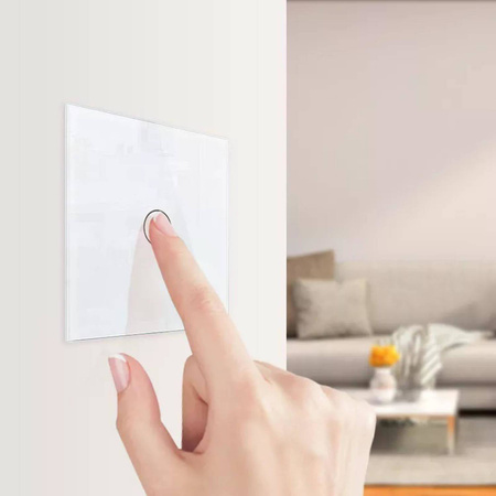 Inteligentny włącznik dotykowy z funkcją timera, biały panel szklany (VL-C701T-61) LIVOLO