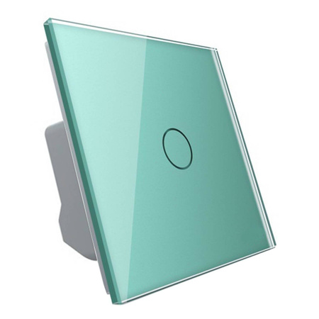 Wkład włącznika dotykowego Wi-Fi z zielonym panelem szklanym (VL-C701EC-68) Livolo