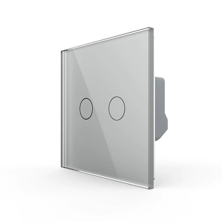 Włącznik dotykowy podwójny EC Wi-Fi srebrny (VL-C702EC-64) Livolo