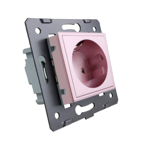 Moduł gniazda różowego elektrycznego 16A - 230V (WG-71EU-S-67) LIVOLO