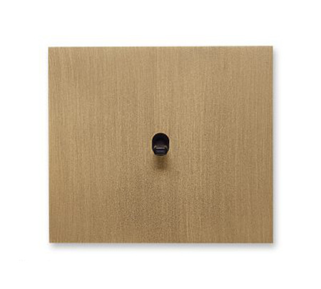 Włącznik Vectis pojedynczy dźwigienkowy square Stare złoto