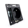 Moduł gniazda elektrycznego czarnego z bolcem 16A - 230V (WG-71FR-62) Livolo