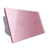 Włącznik dotykowy pojedynczy różowy (VL-C7011-67) Livolo