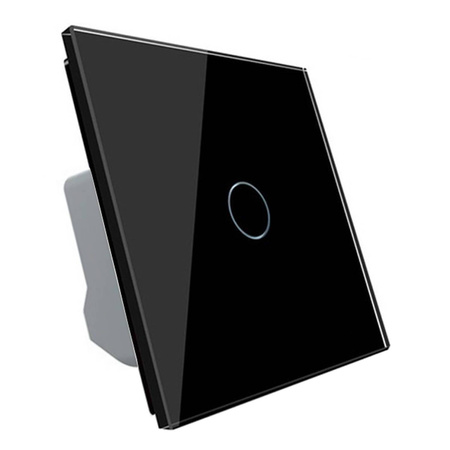 Włącznik dotykowy schodowy z czarnym panelem szklanym (VL-C701S-62) LIVOLO