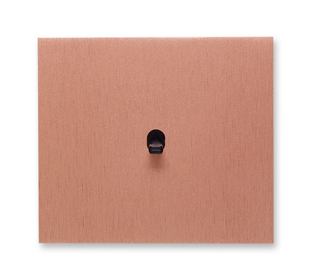 Włącznik Vectis pojedynczy dźwigienkowy square Szczotkowana miedź