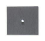 Włącznik Vectis pojedynczy dźwigienkowy square Szczotkowany tytan