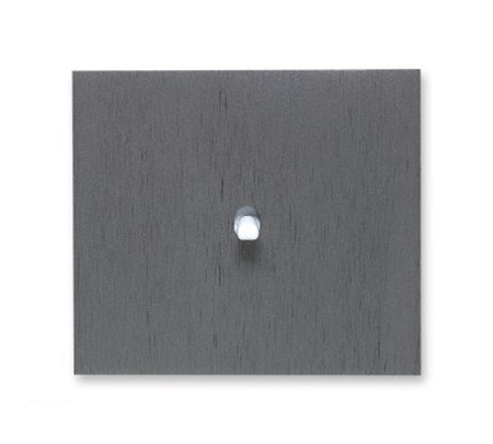 Włącznik Vectis pojedynczy dźwigienkowy square Szczotkowany tytan