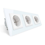 Gniazdo elektryczne 3x16A, białe - idealne rozwiązanie dla Twojego wnętrza (VL-W03EU-61) LIVOLO