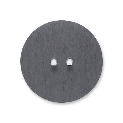 Włącznik Vectis round podwójny Świecznikowy (seryjny), podwójny schodowy, roletowy, podwójny dzwonkowy (monostabilny) Vectis