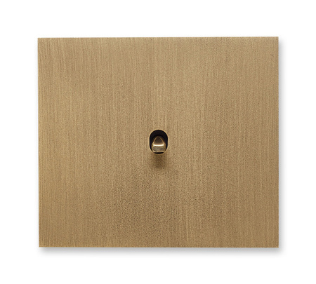 Włącznik Vectis pojedynczy dźwigienkowy square Stare złoto
