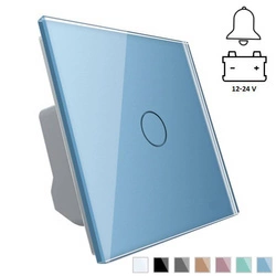 Moduł włącznika dotykowego 12-24V DC z niebieskim panelem szklanym (VL-C701CH-69) Livolo