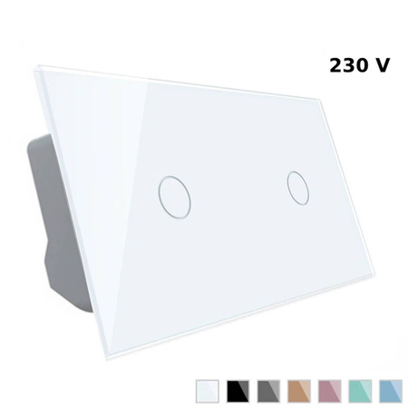 Włącznik dotykowy pojedynczy biały (VL-C7011-61) Livolo