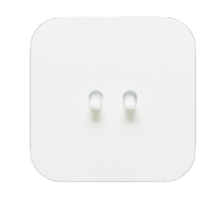 Włącznik Vectis cube podwójny Uniwersalny, krzyżowy, dzwonkowy (monostabilny), ściemniacz Vectis