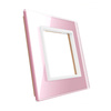 Ramka szklana pojedyncza różowa (GPF-1-67) - Livolo