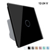 Włącznik dotykowy 12V DC z czarnym panelem szklanym (VL-C701C-62) Livolo