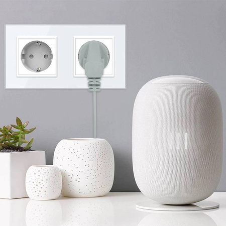 Gniazdo podwójne elektryczne 16A z panelem szklanym różowym (VL-W02EU-67) LIVOLO