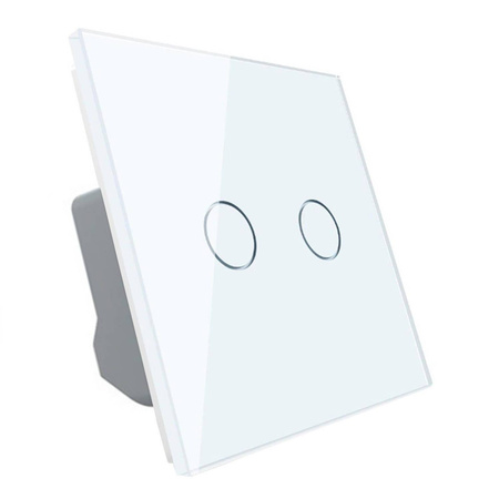Włącznik dotykowy EC Wi-Fi podwójny biały (VL-C702EC-61) Livolo