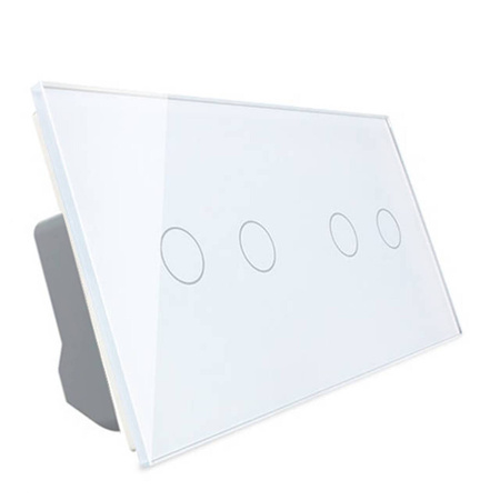 Włącznik dotykowy podwójny biały (VL-C7022-61) – Livolo