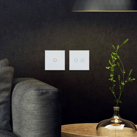 Włącznik dotykowy podwójny EC Wi-Fi niebieski (VL-C702SEC-69) Livolo