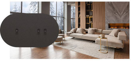 Włącznik Vectis round podwójny Świecznikowy (seryjny), podwójny schodowy, roletowy, podwójny dzwonkowy (monostabilny) Vectis