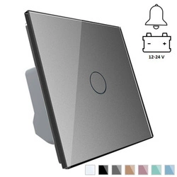 Moduł włącznika dotykowego 12-24V DC z panelem szklanym srebrnym (VL-C701CH-64) Livolo