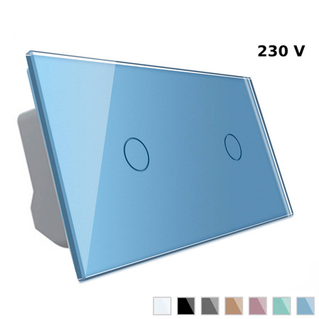 Włącznik dotykowy pojedynczy niebieski (VL-C7011-69) Livolo