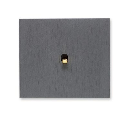 Włącznik Vectis pojedynczy dźwigienkowy square Szczotkowany tytan