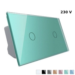 Włącznik dotykowy pojedynczy zielony (VL-C7011-68) - Livolo