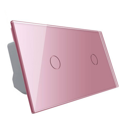 Włącznik dotykowy pojedynczy różowy (VL-C7011-67) Livolo